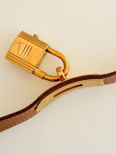 Montre Hermès Kelly - Montre en plaqué or 58 Facettes WC-2026-3384