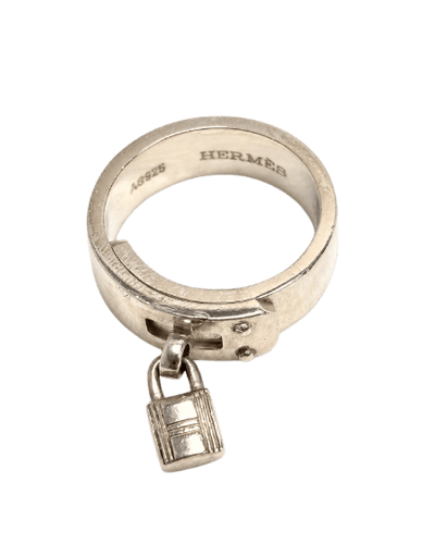 Hermès Kelly Cadenas - Bague en argent 925