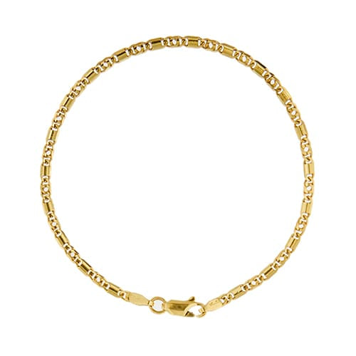 Bracelet Bracelet homme maille œil de tigre en or jaune 18 ct 58 Facettes 29875