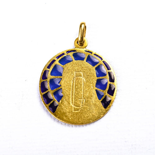 Médaille Vierge en émail plique-à-jour et or jaune_verso.jpg