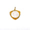 Pendentif Médaille religieuse ancienne en nacre et or jaune 18k 58 Facettes LMB-419
