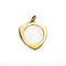 Pendentif Médaille religieuse ancienne en nacre et or jaune 18k 58 Facettes LMB-419