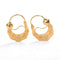 Boucles d'oreilles Créoles savoyardes - Boucles d'oreilles anciennes en or 18k 58 Facettes LMB-404