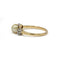 Bague 51 Bague ancienne en or jaune 18K, perle fine et diamants 58 Facettes SA082