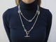 Collier Hermès Farandole - Collier sautoir en argent 925, 120 cm 58 Facettes 277242