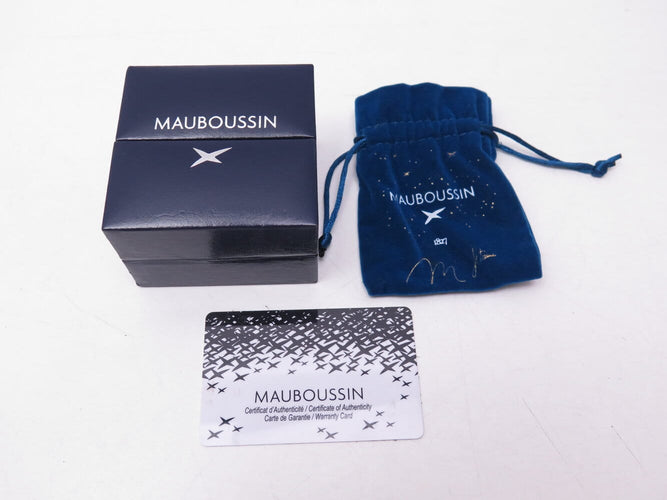 Bague 49 Mauboussin - Bague Le Premier Jour 2 rangs diamants or blanc 18k 58 Facettes 277231