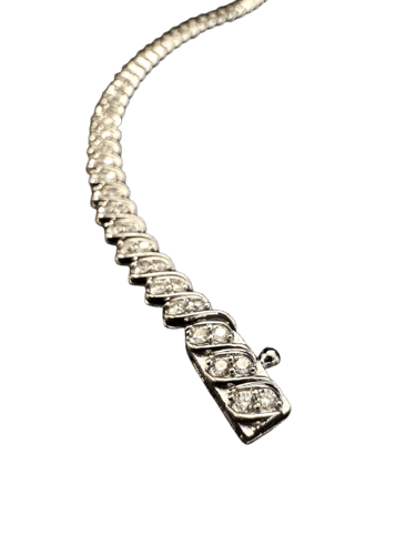 Bracelet Bracelet en or blanc 14K et diamants 58 Facettes BR4511MT
