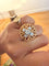 Bague 53 Bague cocktail en or jaune et diamants 58 Facettes BM236