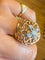 Bague 53 Bague cocktail en or jaune et diamants 58 Facettes BM236