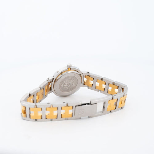Montre Hermès Clipper - Montre SM bicolore à cadran ivoire 58 Facettes 543