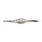 Barrette en or 18K, platine, perle fine et diamants 58 Facettes SA071