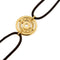 Bracelet Bulgari Astrale - Bracelet en or jaune 18 ct à cordon noir 58 Facettes 33254
