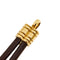 Bracelet Bulgari Astrale - Bracelet en or jaune 18 ct à cordon noir 58 Facettes 33254