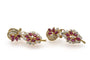 Boucles d'oreilles Boucles d'oreilles en or jaune 18 carats, rubis et diamants 58 Facettes PTK12