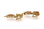 Boucles d'oreilles Boucles d'oreilles en or jaune 18 carats, rubis et diamants 58 Facettes PTK12