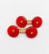 Boutons de manchette Boutons de manchette en or 18k et cornalines, circa 1920 58 Facettes A07889
