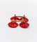 Boutons de manchette Boutons de manchette en or 18k et cornalines, circa 1920 58 Facettes A07889