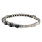 Bracelet Bracelet semi-rigide en or blanc 18 kt, diamants et saphirs 58 Facettes G4040