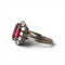 Bague 48 Bague ancienne en platine et or blanc, rubis et diamants 58 Facettes