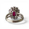 Bague 48 Bague ancienne en platine et or blanc, rubis et diamants 58 Facettes