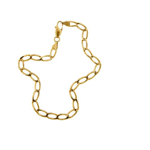 Bracelet Bracelet homme maille cheval en or jaune 18 ct 58 Facettes 33649