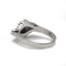 Bague 54 Bague Art déco en or blanc 18k, diamants et saphirs 58 Facettes SA095