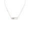 Collier Messika Move Classique pavé - Collier en or blanc et diamants 58 Facettes 36042