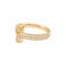 Bague 54 Tiffany & Co. Tiffany T - Bague en or rose et diamants 58 Facettes 36023