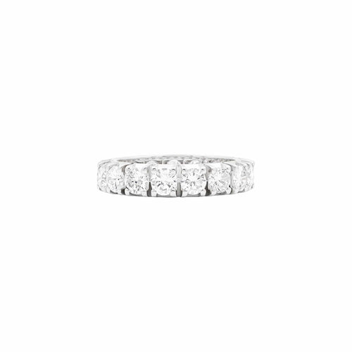 Bague 52 Alliance en or blanc 750 et diamants 2,5 ct 58 Facettes 36045