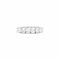 Bague 52 Alliance en or blanc 750 et diamants 2,5 ct 58 Facettes 36045