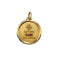 Pendentif Augis - Médaille en or 18k, diamants et pierres rouges 58 Facettes SA096