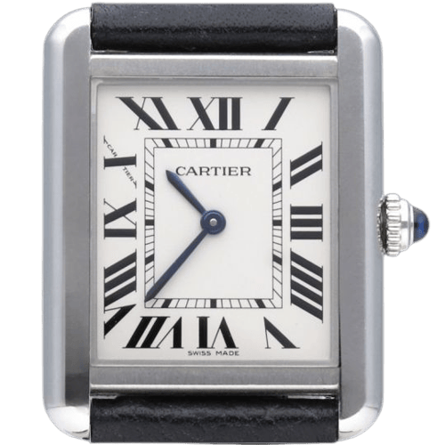 Montre Cartier Tank Solo - Montre en acier 58 Facettes MT47647