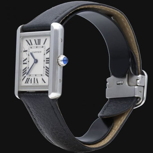 Montre Cartier Tank Solo - Montre en acier 58 Facettes MT47647