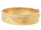 Bracelet Bracelet esclave ouvrant des années 1950 en or jaune et blanc 18 carats 58 Facettes 32206