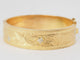 Bracelet Bracelet esclave ouvrant des années 1950 en or jaune et blanc 18 carats 58 Facettes 32206