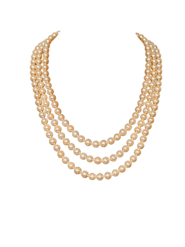Sautoir de 189 perles de culture Akoya, fermoir en or 18k, 140 cm
