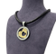 Bulgari - Pendentif cœur en or 750 et acier