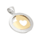 Bulgari - Pendentif cœur en or 750 et acier