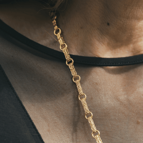 Collier Georges Lenfant - Sautoir en or jaune 18 carats 58 Facettes 505051