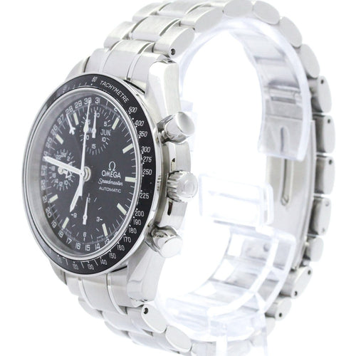 Montre Omega - Montre Speedmaster chronographe automatique Date/Day-Date en acier inoxydable 58 Facettes krh9pdnjoh