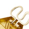 Boutons de manchette Boutons de manchette hexagonaux en or jaune et or blanc 18 ct 58 Facettes 37572