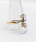 Bague 68 Bague toi et moi en or 18k et platine, diamants taille ancienne, 1900 58 Facettes A07892