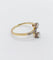 Bague 68 Bague toi et moi en or 18k et platine, diamants taille ancienne, 1900 58 Facettes A07892
