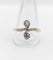 Bague 68 Bague toi et moi en or 18k et platine, diamants taille ancienne, 1900 58 Facettes A07892