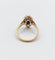 Bague 51.5 Bague marquise ancienne en or 18k et platine, saphir et diamants, vers 1920 58 Facettes A07898
