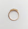 Bague 59 Bague jarretière en or rose 18k, perles et diamants taille rose, vers 1900 58 Facettes A07899