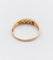 Bague 59 Bague jarretière en or rose 18k, perles et diamants taille rose, vers 1900 58 Facettes A07899