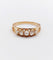 Bague 59 Bague jarretière en or rose 18k, perles et diamants taille rose, vers 1900 58 Facettes A07899