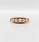 Bague 59 Bague jarretière en or rose 18k, perles et diamants taille rose, vers 1900 58 Facettes A07899