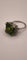 Bague 54 Bague en platine avec péridot carré de 9 ct et 6 diamants 58 Facettes Valuor Modèle-001